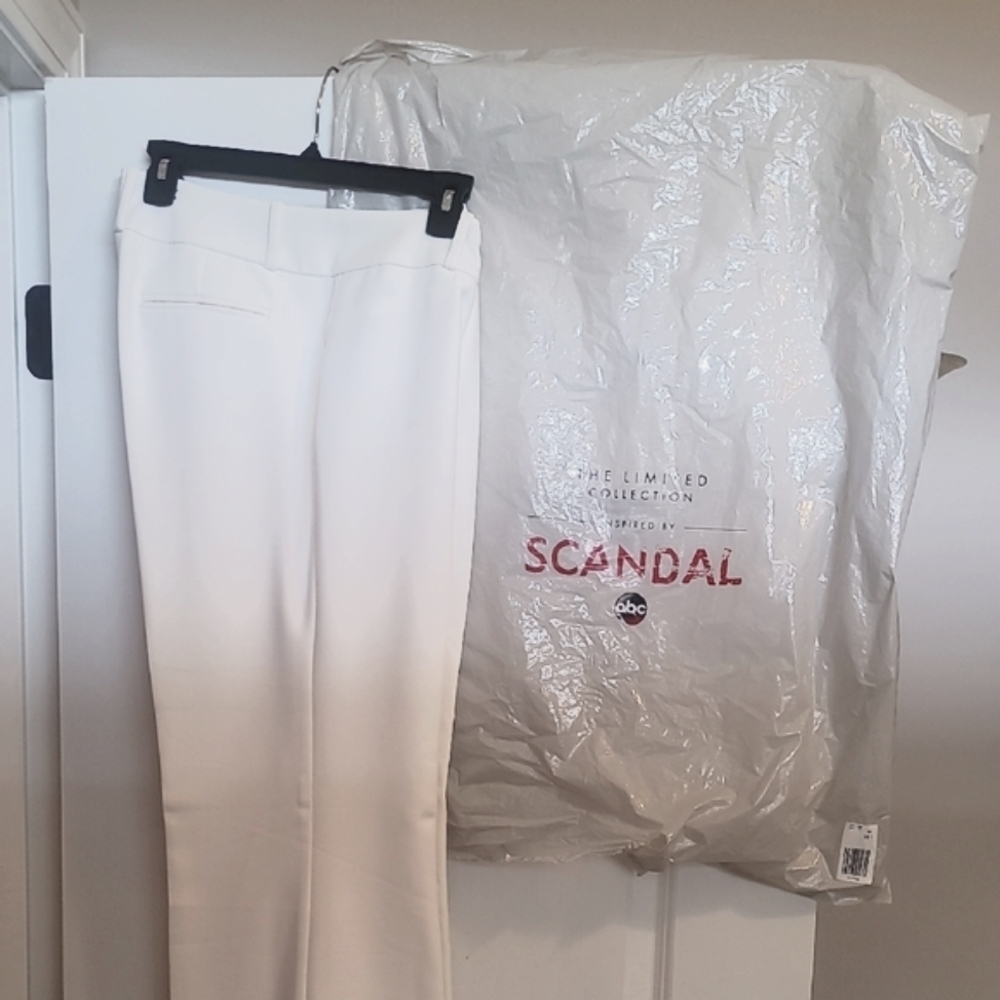 Scandal Winter White Women's Pant Suit